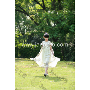 white beautiful baby kids maxi dress